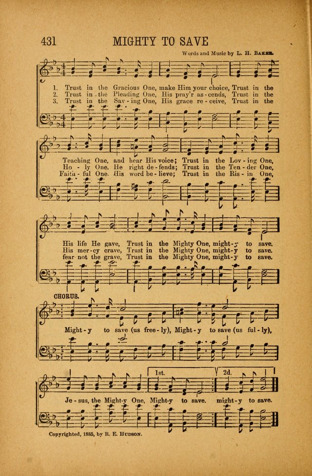 Quartette: containing Songs for the Ransomed, Songs of Love Peace and Joy, Gems of Gospel Song, Salvation Echoes, with one hundred choice selections added page 320