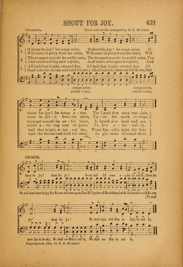 Quartette: containing Songs for the Ransomed, Songs of Love Peace and Joy, Gems of Gospel Song, Salvation Echoes, with one hundred choice selections added page 329