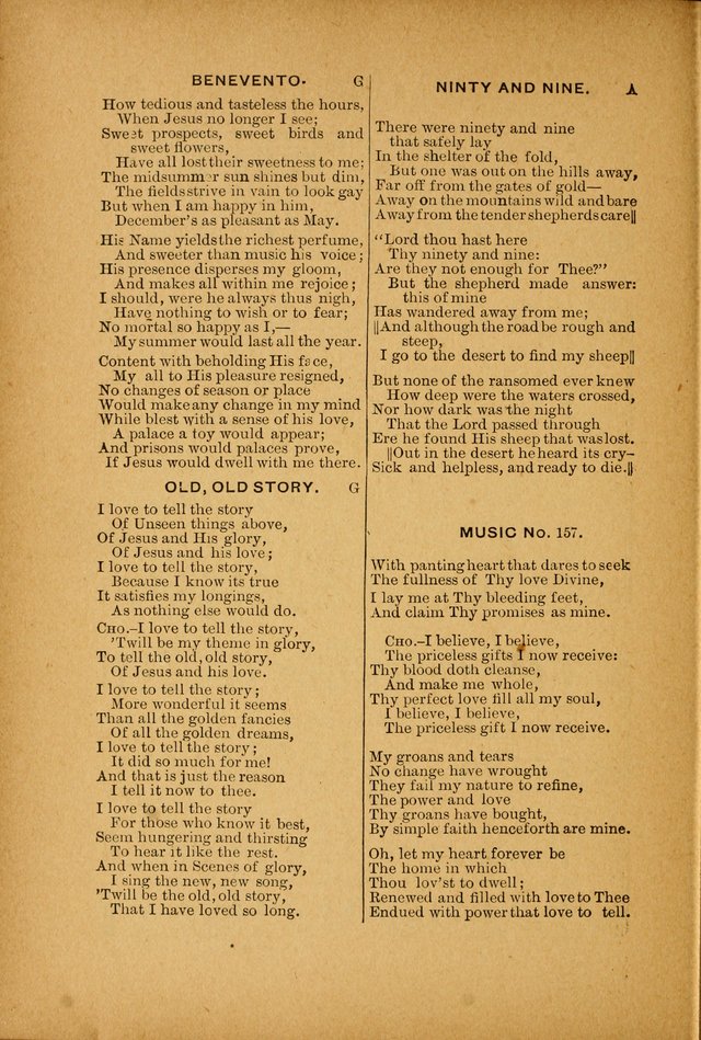 Quartette: containing Songs for the Ransomed, Songs of Love Peace and Joy, Gems of Gospel Song, Salvation Echoes, with one hundred choice selections added page 336