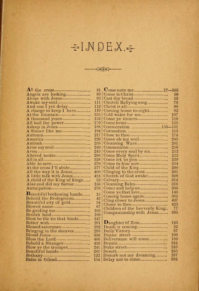 Quartette: containing Songs for the Ransomed, Songs of Love Peace and Joy, Gems of Gospel Song, Salvation Echoes, with one hundred choice selections added page 351