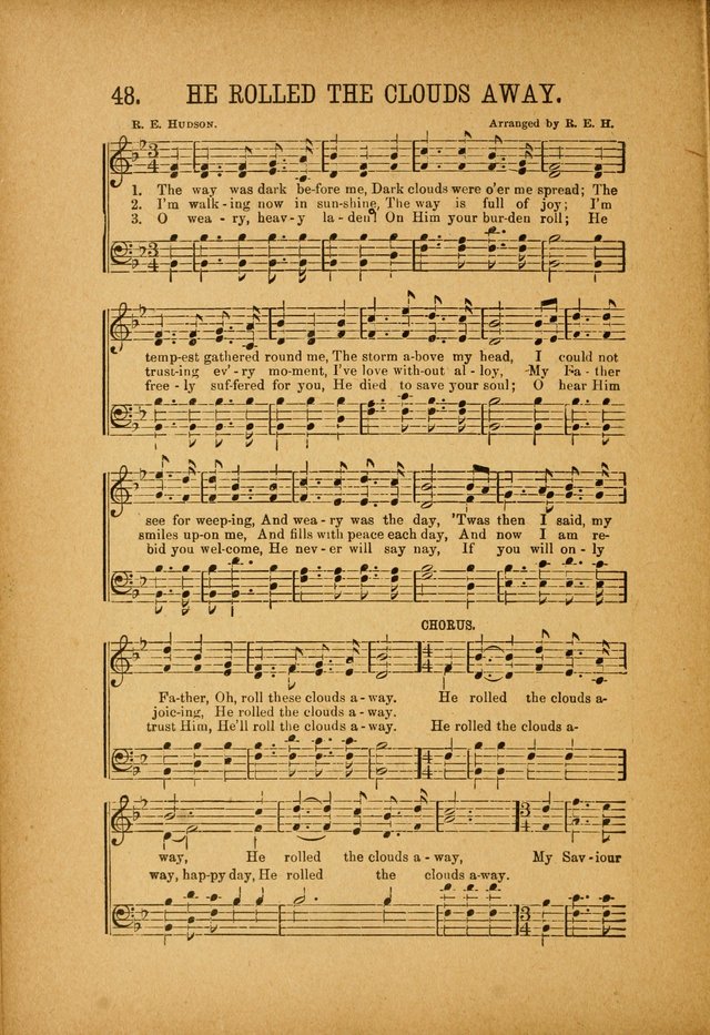 Quartette: containing Songs for the Ransomed, Songs of Love Peace and Joy, Gems of Gospel Song, Salvation Echoes, with one hundred choice selections added page 48