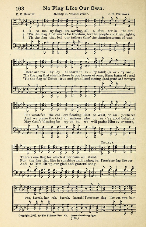 Quartets and Choruses for Men: A Collection of New and Old Gospel Songs to which is added Patriotic, Prohibition and Entertainment Songs page 160