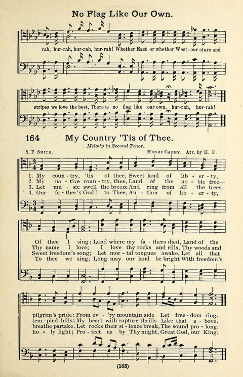 Quartets and Choruses for Men: A Collection of New and Old Gospel Songs to which is added Patriotic, Prohibition and Entertainment Songs page 161