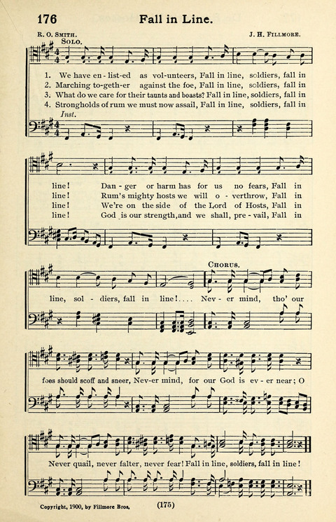 Quartets and Choruses for Men: A Collection of New and Old Gospel Songs to which is added Patriotic, Prohibition and Entertainment Songs page 173