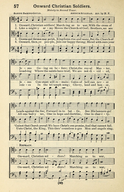 Quartets and Choruses for Men: A Collection of New and Old Gospel Songs to which is added Patriotic, Prohibition and Entertainment Songs page 58