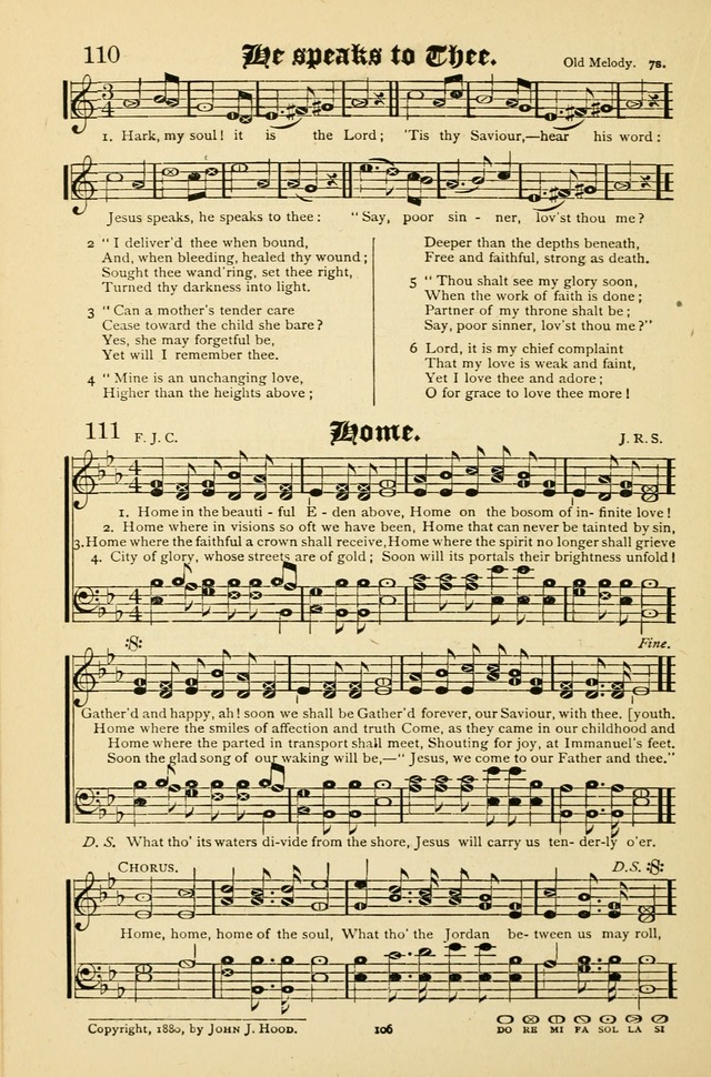 The Quiver of Sacred Song: for use in Sunday School, Prayer Meetings, Gospel Meetings, etc. page 106