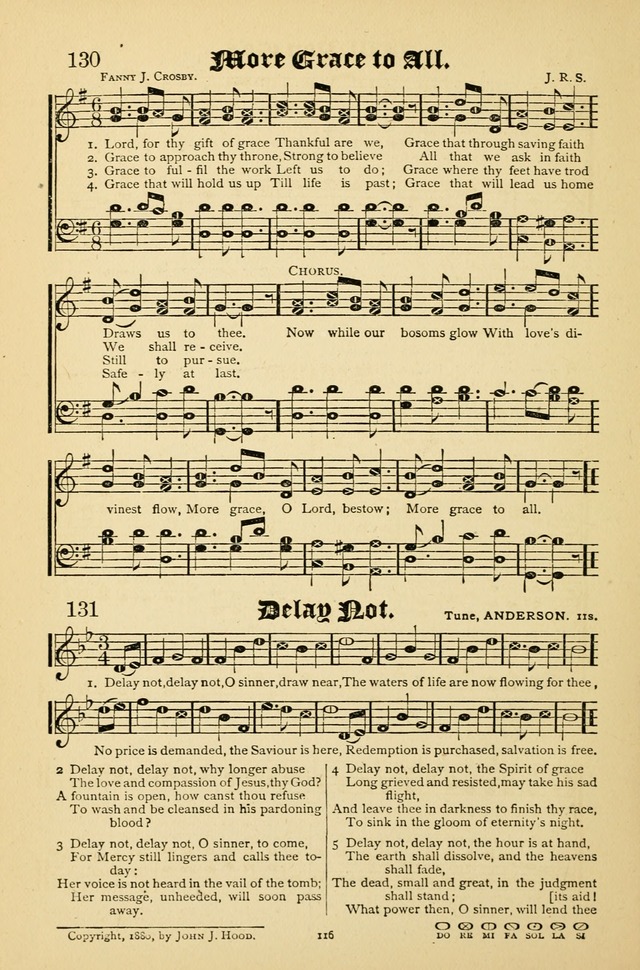 The Quiver of Sacred Song: for use in Sunday School, Prayer Meetings, Gospel Meetings, etc. page 116