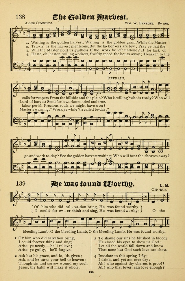 The Quiver of Sacred Song: for use in Sunday School, Prayer Meetings, Gospel Meetings, etc. page 120