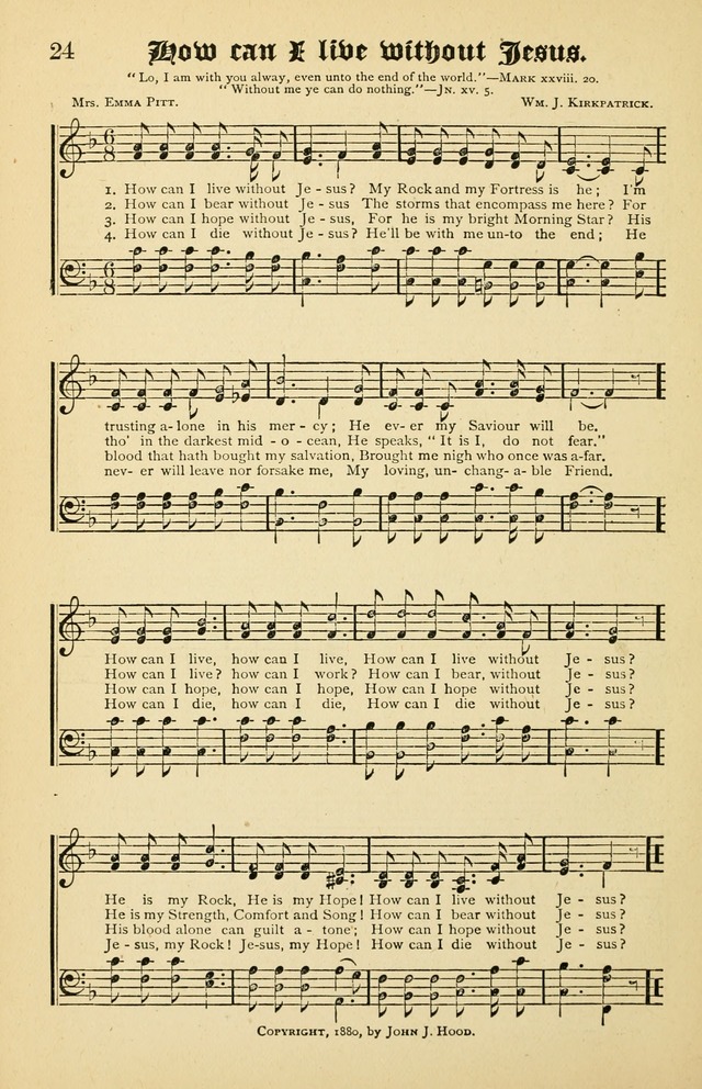 The Quiver of Sacred Song: for use in Sunday School, Prayer Meetings, Gospel Meetings, etc. page 24