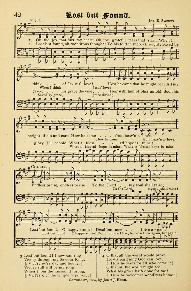 The Quiver of Sacred Song: for use in Sunday School, Prayer Meetings, Gospel Meetings, etc. page 42