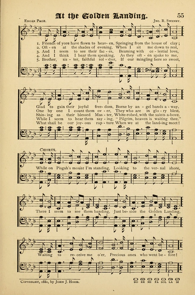 The Quiver of Sacred Song: for use in Sunday School, Prayer Meetings, Gospel Meetings, etc. page 55