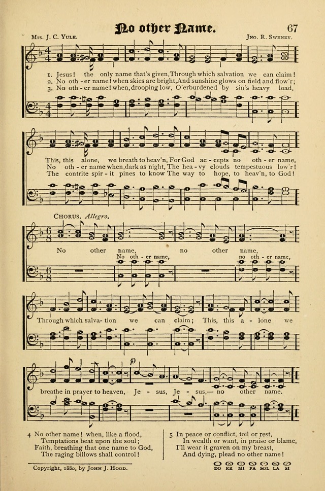 The Quiver of Sacred Song: for use in Sunday School, Prayer Meetings, Gospel Meetings, etc. page 67