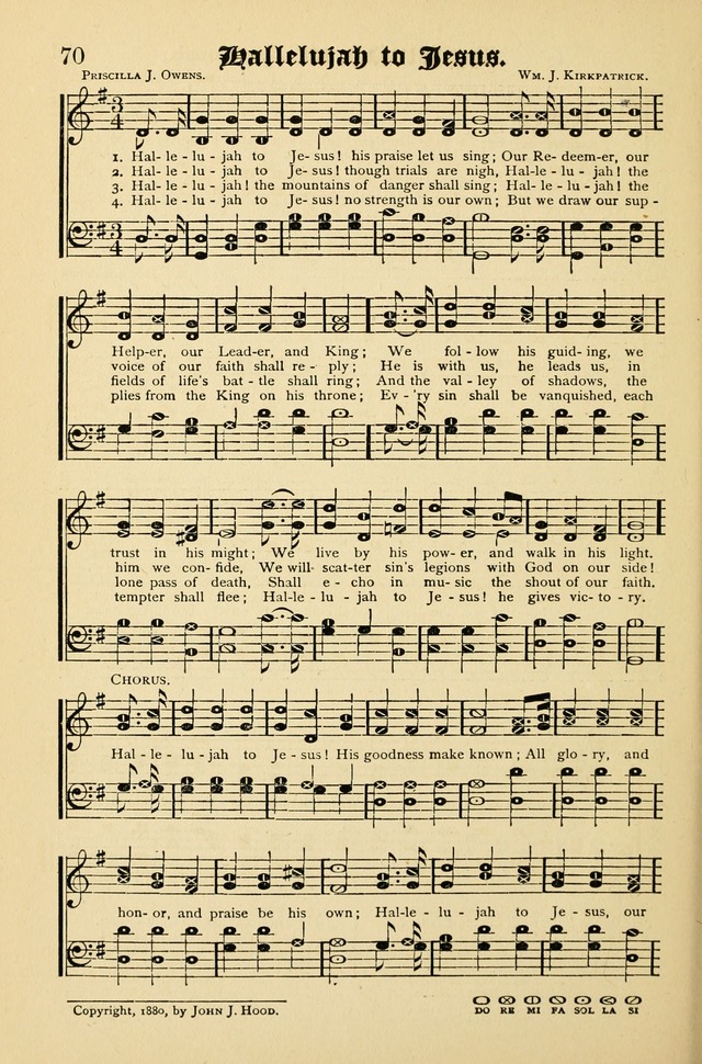 The Quiver of Sacred Song: for use in Sunday School, Prayer Meetings, Gospel Meetings, etc. page 70