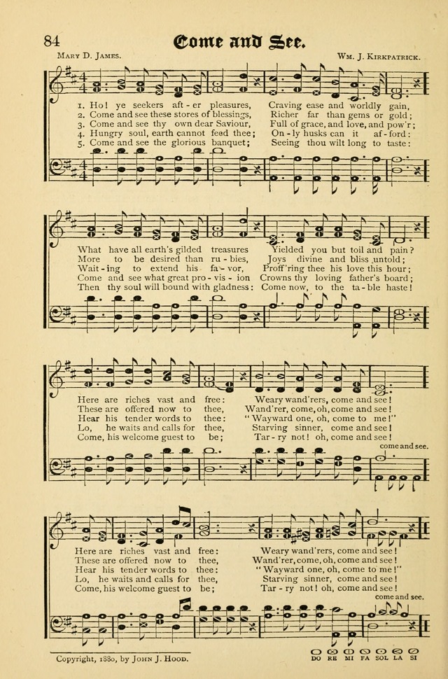 The Quiver of Sacred Song: for use in Sunday School, Prayer Meetings, Gospel Meetings, etc. page 84