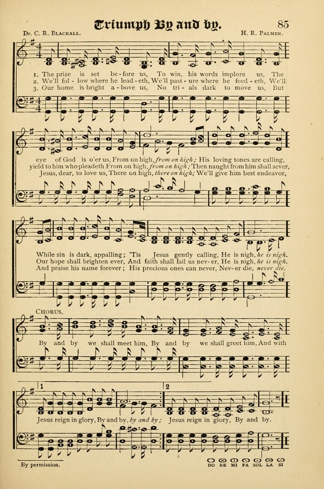 The Quiver of Sacred Song: for use in Sunday School, Prayer Meetings, Gospel Meetings, etc. page 85