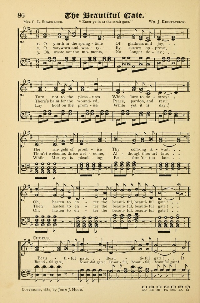 The Quiver of Sacred Song: for use in Sunday School, Prayer Meetings, Gospel Meetings, etc. page 86