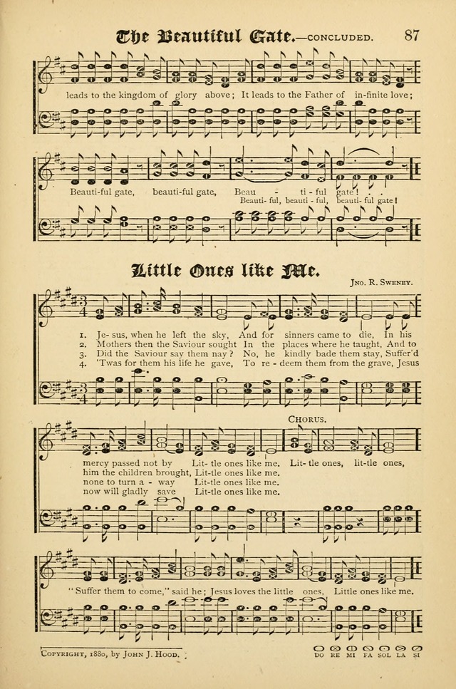 The Quiver of Sacred Song: for use in Sunday School, Prayer Meetings, Gospel Meetings, etc. page 87