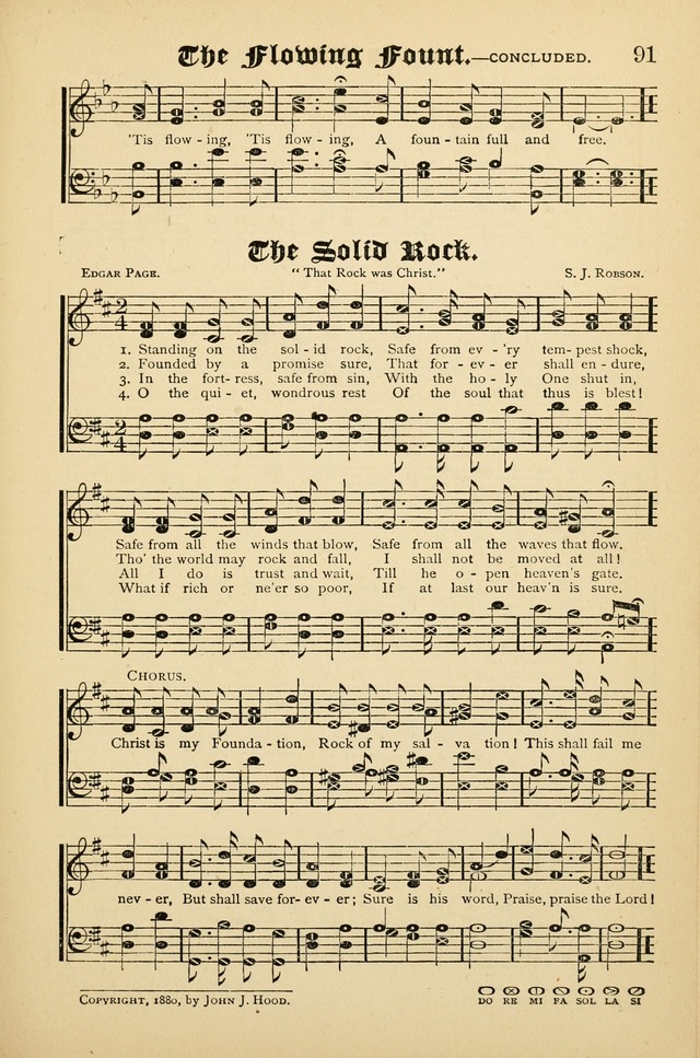 The Quiver of Sacred Song: for use in Sunday School, Prayer Meetings, Gospel Meetings, etc. page 91