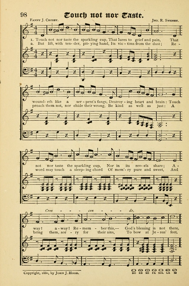 The Quiver of Sacred Song: for use in Sunday School, Prayer Meetings, Gospel Meetings, etc. page 98