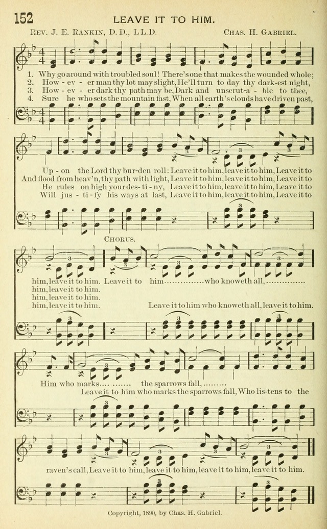 Rich in Blessing: a grand new collection for Sunday-schools, Christian endeavor, Epworth League, revival, camp and prayer meetings, choirs, and the home circle page 161