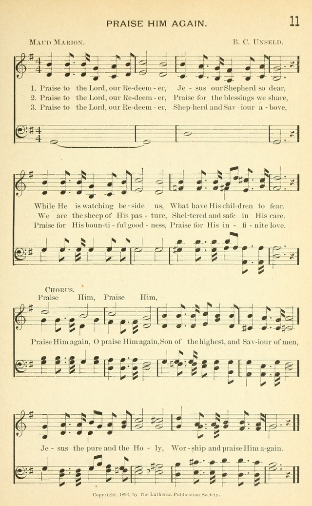 Rich in Blessing: a grand new collection for Sunday-schools, Christian endeavor, Epworth League, revival, camp and prayer meetings, choirs, and the home circle page 18