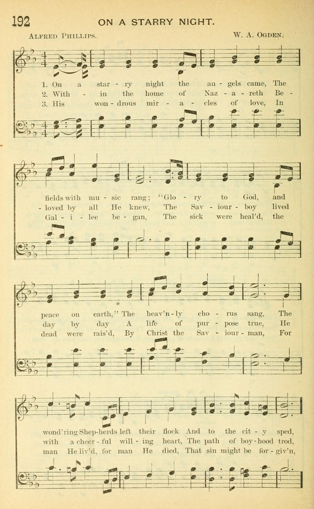 Rich in Blessing: a grand new collection for Sunday-schools, Christian endeavor, Epworth League, revival, camp and prayer meetings, choirs, and the home circle page 201