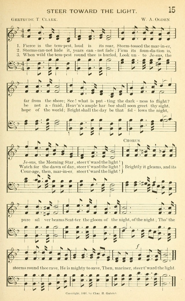 Rich in Blessing: a grand new collection for Sunday-schools, Christian endeavor, Epworth League, revival, camp and prayer meetings, choirs, and the home circle page 22