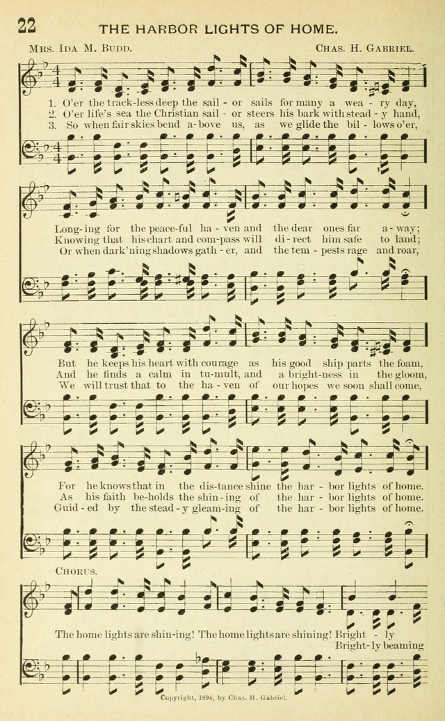 Rich in Blessing: a grand new collection for Sunday-schools, Christian endeavor, Epworth League, revival, camp and prayer meetings, choirs, and the home circle page 29