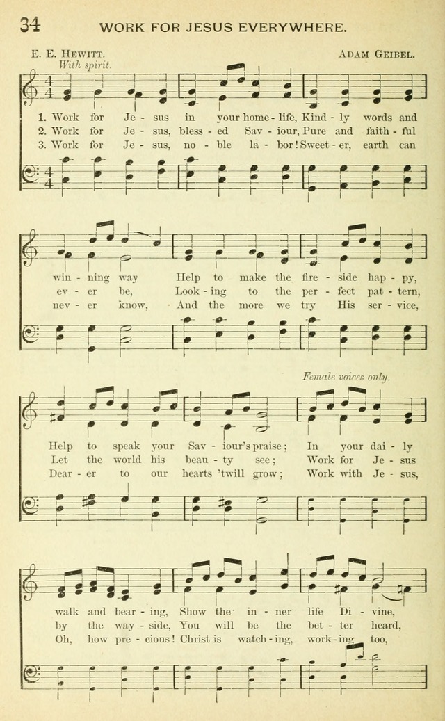 Rich in Blessing: a grand new collection for Sunday-schools, Christian endeavor, Epworth League, revival, camp and prayer meetings, choirs, and the home circle page 43