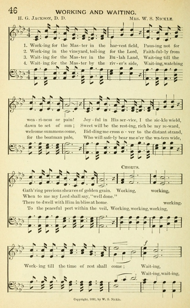 Rich in Blessing: a grand new collection for Sunday-schools, Christian endeavor, Epworth League, revival, camp and prayer meetings, choirs, and the home circle page 55