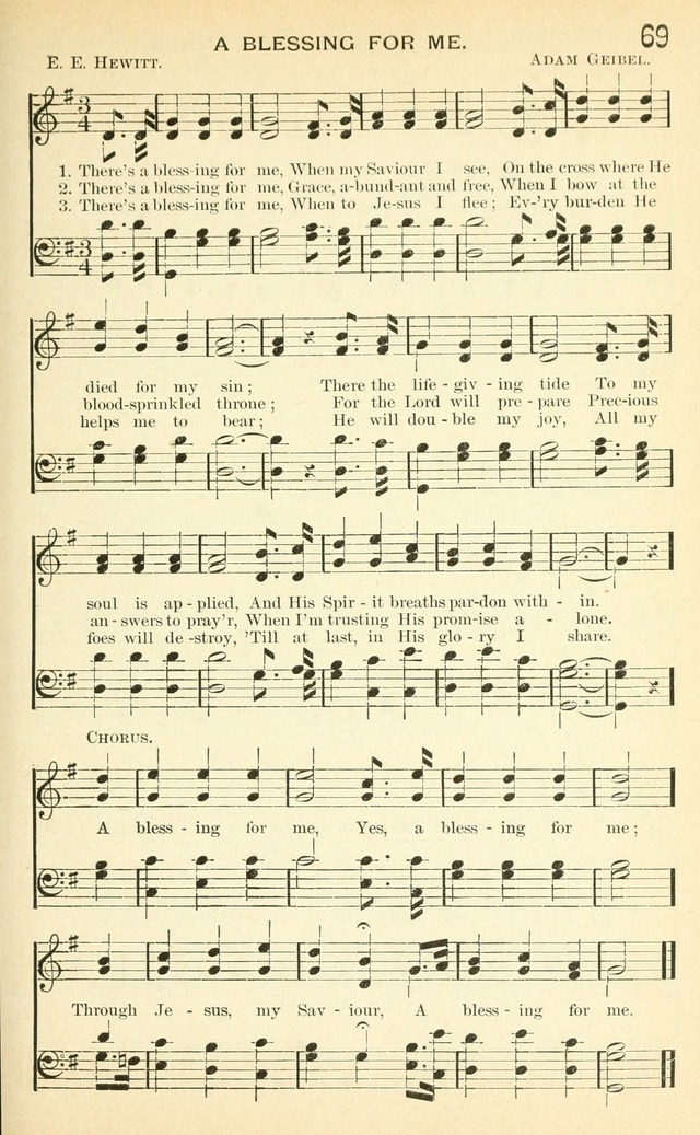 Rich in Blessing: a grand new collection for Sunday-schools, Christian endeavor, Epworth League, revival, camp and prayer meetings, choirs, and the home circle page 78