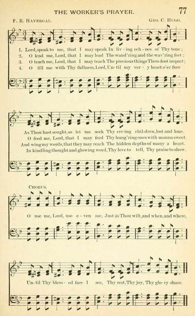 Rich in Blessing: a grand new collection for Sunday-schools, Christian endeavor, Epworth League, revival, camp and prayer meetings, choirs, and the home circle page 86