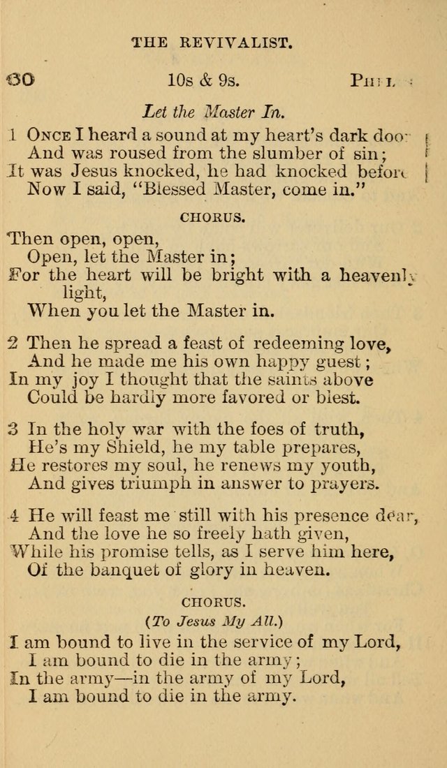 The Revivalist: Containing One Hundred Choice Revival Hymns, and One Hundred and Twenty-five Choruses: Designed for Use On Revival Occasions. (1st ed) page 64