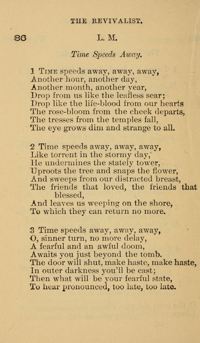 The Revivalist: Containing One Hundred Choice Revival Hymns, and One Hundred and Twenty-five Choruses: Designed for Use On Revival Occasions. (1st ed) page 90