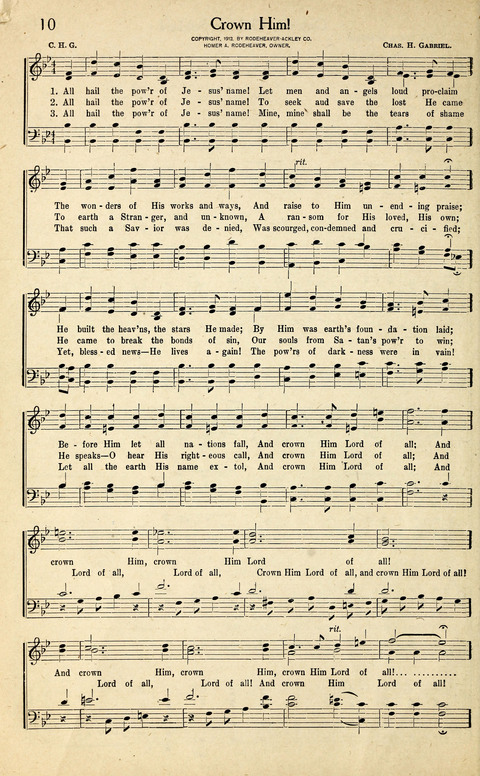 Rodeheaver Chorus Collection page 10