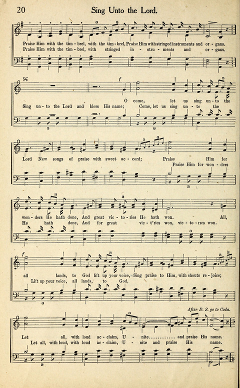 Rodeheaver Chorus Collection page 20