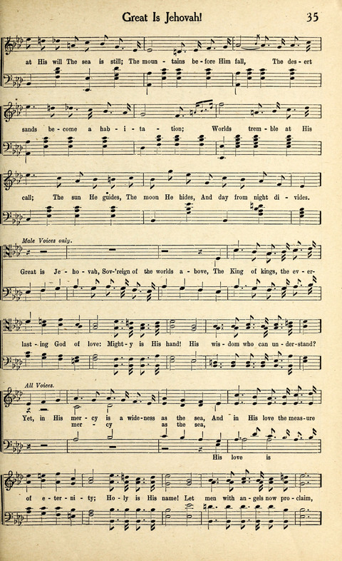 Rodeheaver Chorus Collection page 35