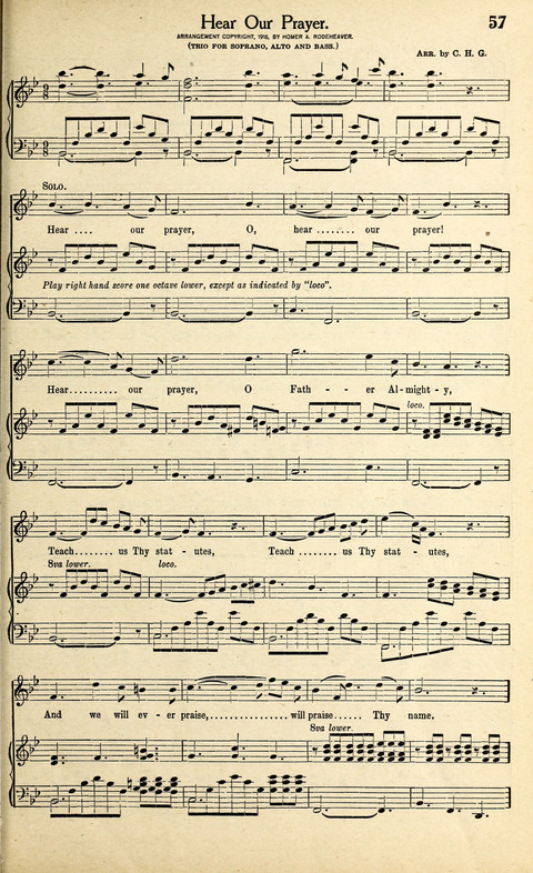 Rodeheaver Chorus Collection page 57