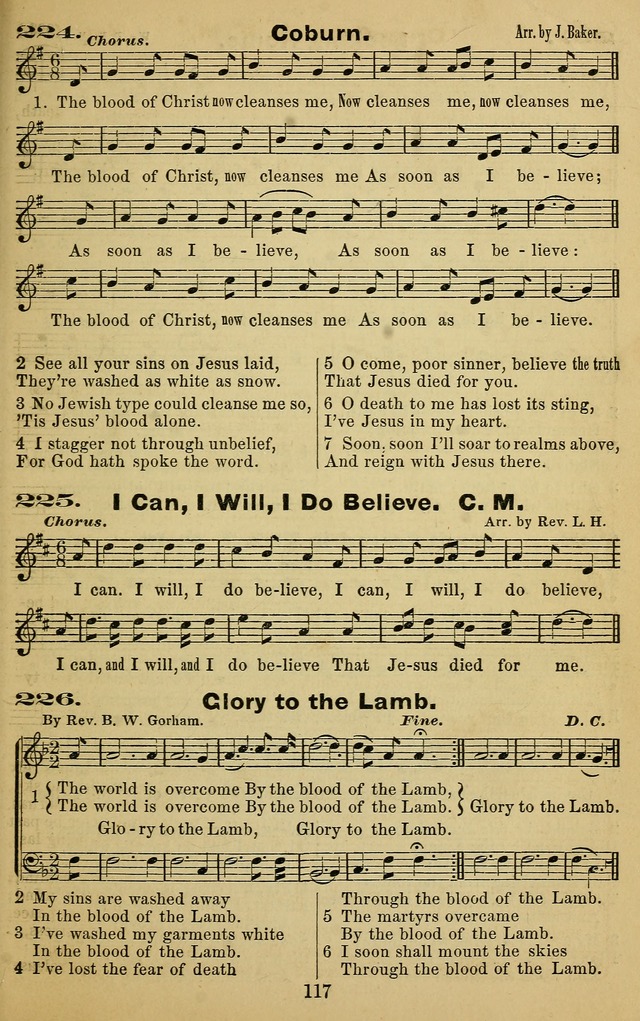 The Revivalist: a Collection of Choice Revival Hymns and Tunes page 117