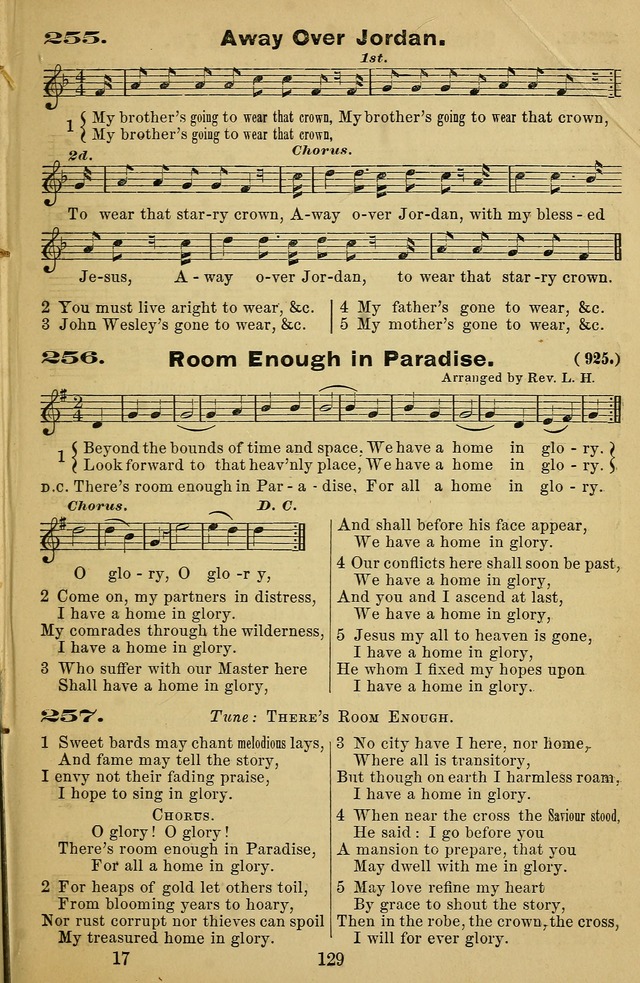 The Revivalist: a Collection of Choice Revival Hymns and Tunes page 129