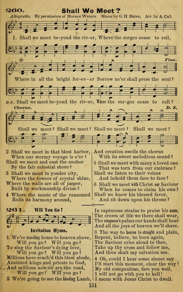 The Revivalist: a Collection of Choice Revival Hymns and Tunes page 131