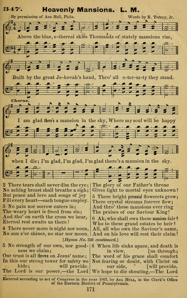 The Revivalist: a Collection of Choice Revival Hymns and Tunes page 171