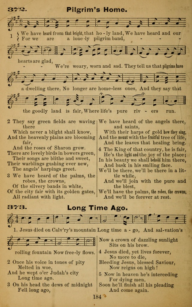 The Revivalist: a Collection of Choice Revival Hymns and Tunes page 184