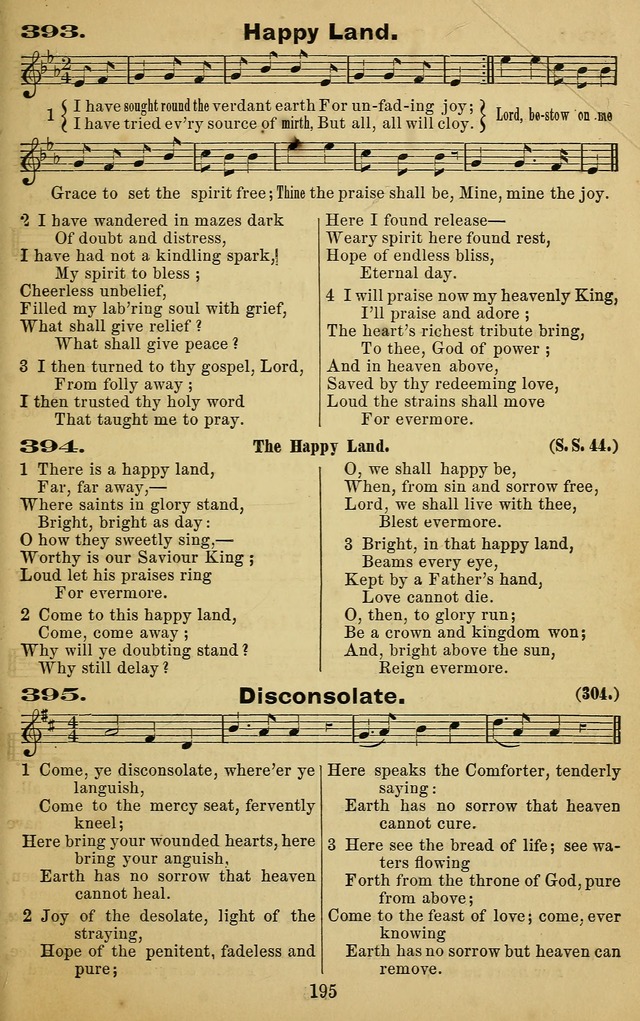 The Revivalist: a Collection of Choice Revival Hymns and Tunes page 195