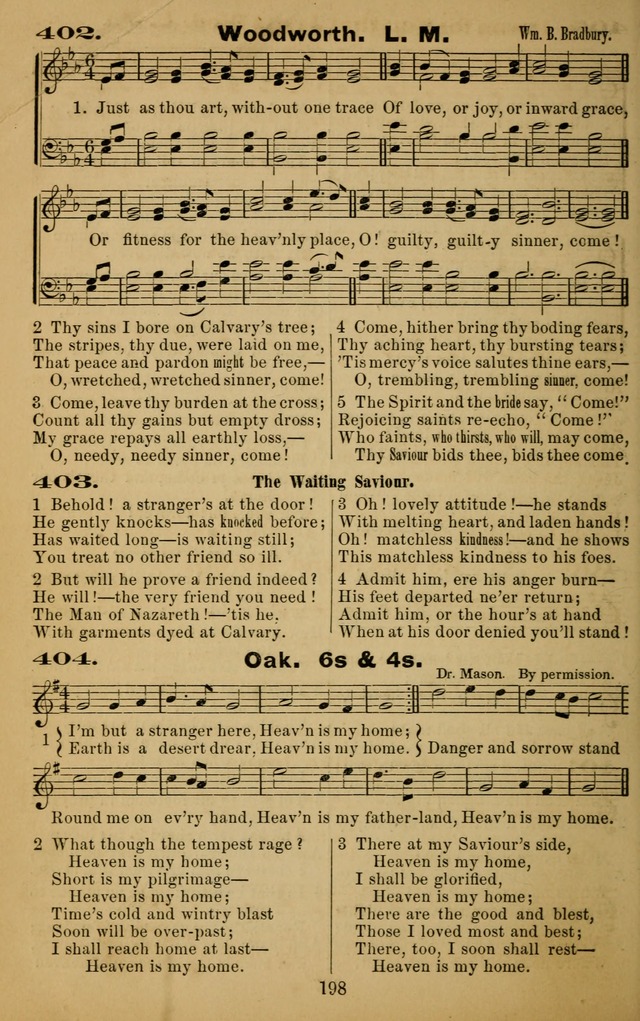 The Revivalist: a Collection of Choice Revival Hymns and Tunes page 198