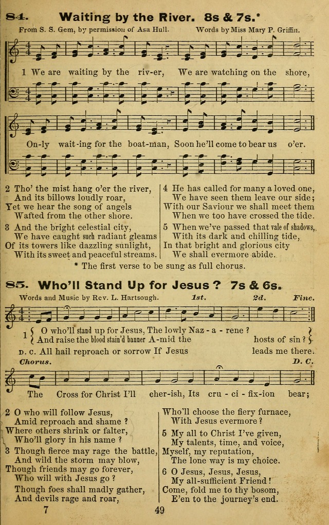 The Revivalist: a Collection of Choice Revival Hymns and Tunes page 49