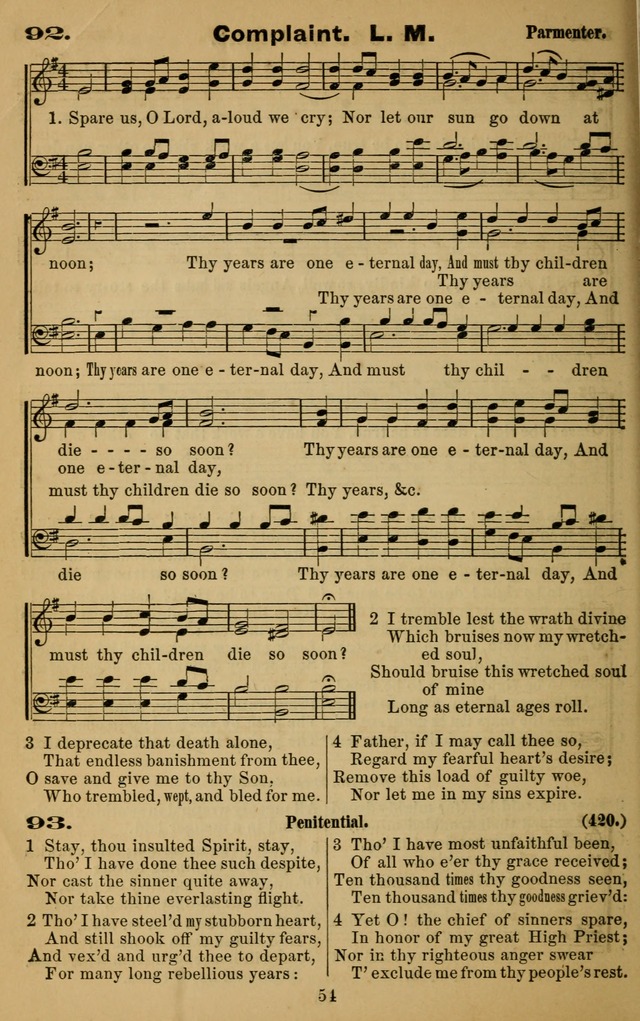 The Revivalist: a Collection of Choice Revival Hymns and Tunes page 54