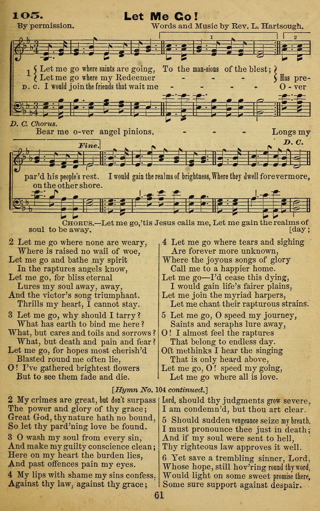 The Revivalist: a Collection of Choice Revival Hymns and Tunes page 61