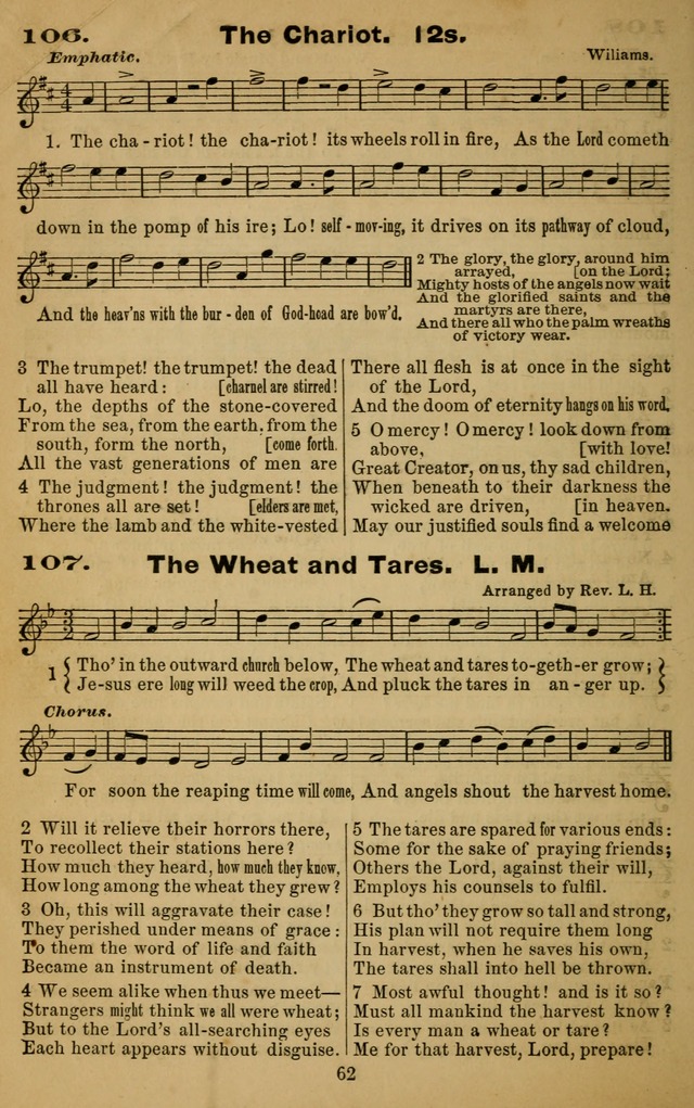 The Revivalist: a Collection of Choice Revival Hymns and Tunes page 62