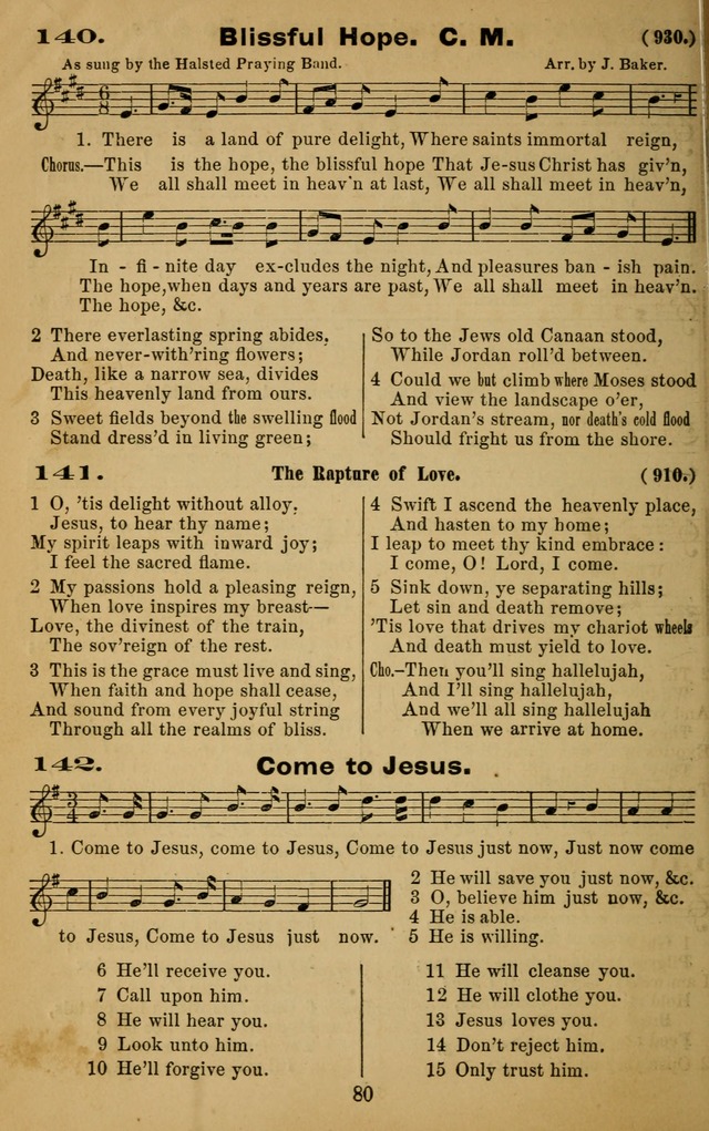 The Revivalist: a Collection of Choice Revival Hymns and Tunes page 80